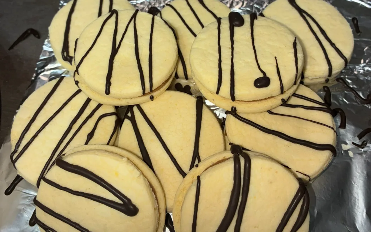 Alfajores en su foto original